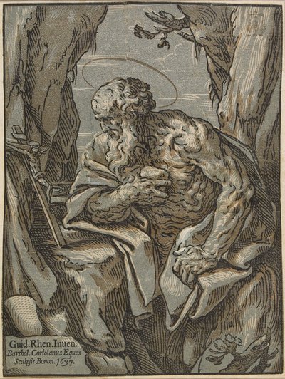 Heiliger Hieronymus, 1637 von Bartolommeo Coriolano